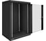 Шкаф телекоммуникационный ExeGate 19 настенный 18U EC-WM-18U.450.G.BLACK 19”, 18U, 600x450x901mm ШхГхВ , передняя дверь закаленное стекло, съемные боковые панели 300258 2