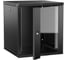 Шкаф настенный ITK LINEA W 12U 600х600мм дверь стекло черный 2.0 LWR5-12U66-GF-2 1