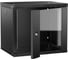 Шкаф настенный ITK LINEA W 9U 600х450мм дверь стекло черный 2.0 LWR5-09U64-GF-2 1