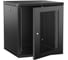 Шкаф настенный ITK LINEA W 12U 600х600мм дверь перфорированная черный 2.0 LWR5-12U66-PF-2 1