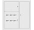 Щит этажный EKF 6 кв. RAL9003 3 окна в ряд по горизонтали (1000x950x150) Basic mb28-v-6-r9003-1 1