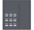 Щит этажный EKF 9 кв. RAL7016 3 окна в ряд по гориз. (1000x950x150) PROxima mb29-v-9-ral7016-1 1