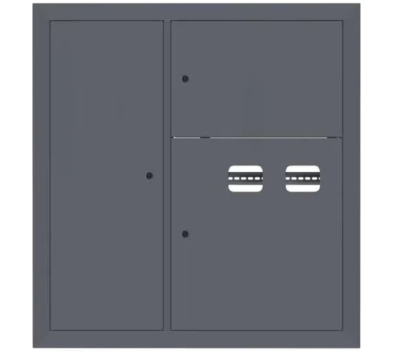 Этажный щит EKF 2 кв, слаботочка слева RAL7024 1000x950x150 PROxima mb29-v-2z-ral7024