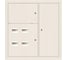 Этажный щит EKF 4 кв, RAL9001, 1000x950x150, Basic mb28-v-4-r9001 1