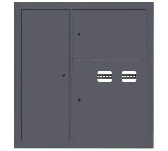 Этажный щит EKF 2 кв, слаботочка слева RAL7016 1000x950x150 PROxima mb29-v-2z-ral7016