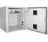 Шкаф уличный навесной ITK LINEA O 19", 12U, 650х600мм, IP55, металлическая дверь, серый LO35-12U66-M55 1