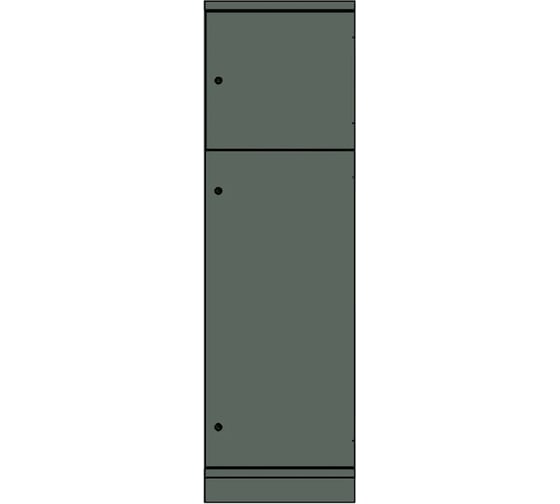 Корпус ЭПМ ВРУ-2 цельносварной 1800x450x450 мм, IP31 +19767 1