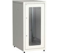 Шкаф IEK ITK LINEA E 24U 600х800мм, двери 2шт, стекло и металл, серый LE35-24U68-GM