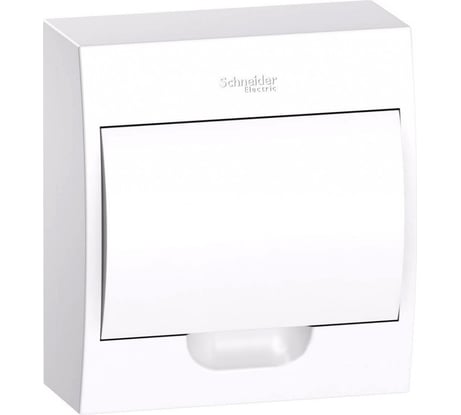 Навесной корпус Systeme Electric City9 Box с белой дверью, 1ряд/8модулей EZ9E108P2SRU