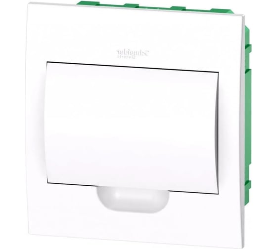 Встраиваемый корпус Systeme Electric ( Schneider Electric) City9 Box с белой дверцей 1ряд/8мод (ранее MIP22108) EZ9E108P2FRU