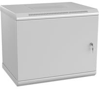 Настенный шкаф Hyperline TWL-0666-SR-RAL7035 19-дюймовый (19"), 6U, 367x600х600мм, металлический 432743