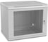 Настенный шкаф Hyperline TWL-0945-SD-RAL7035 19-дюймовый (19"), 9U, 500x600х450мм, металлический 432736 1