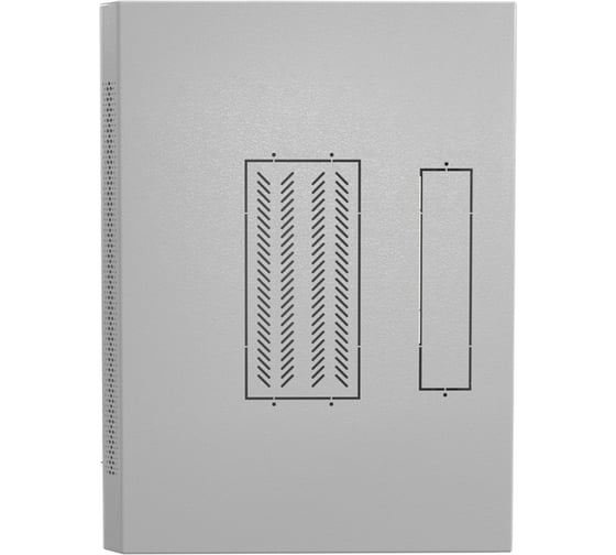 Настенный шкаф Hyperline TWL-1266-SR-RAL7035 19-дюймовый (19"), 12U, 650x600х600мм, металлический 432745