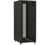 Напольный шкаф Hyperline TTR-4782-DD-RAL9005 19-дюймовый, 47U, 2277x800x1200 мм, черный 425258
