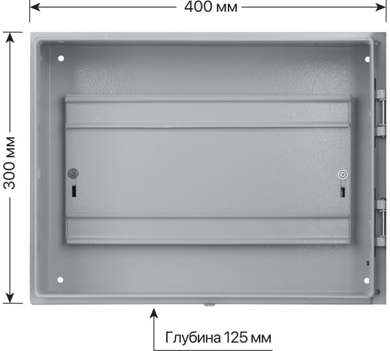 Навесной корпус TDM ЩУ-1ф/2 на 2 счётчика 300x400x125 IP54 Народный SQ0905-2503