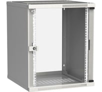 Шкаф IEK ITK LINEA WE 15U 600x650мм дверь стекло серый LWE3-15U67-GF