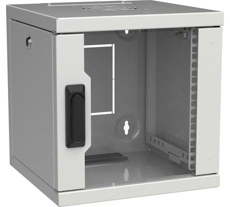 Шкаф ITK LINEA WS 10" 6U 320x310мм дверь стекл. сер. LWS3-06U33-GF