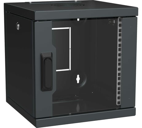 Шкаф ITK LINEA WS 10" 6U 320x310мм дверь стекл. черн. LWS5-06U33-GF