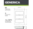 Бокс GENERICA ЩРВ-П-36 модулей, встраиваемый, пластик IP41 MKP12-V-36-41-G 6