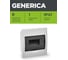 Бокс GENERICA ЩРВ-П-8 модулей, встраиваемый, пластик IP41 MKP12-V-08-41-G 3
