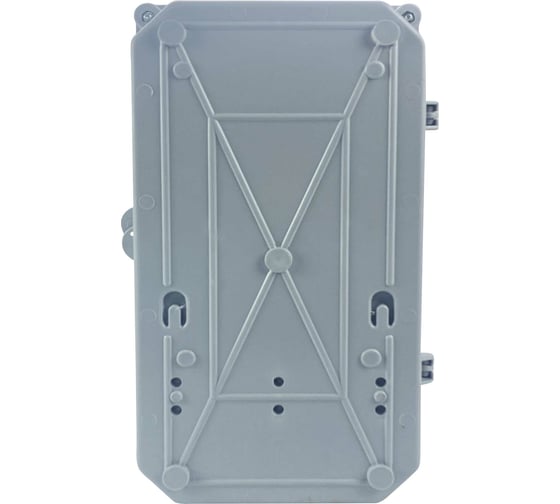 Пластиковый корпус с монтажной панелью KRZMI Solid ЩМПпл-3 прозрачная дверь 368x200x117 IP55 4651117991383