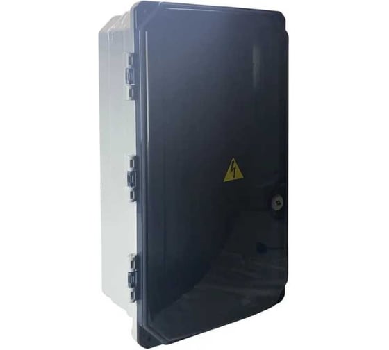 Пластиковый корпус с монтажной панелью KRZMI Solid ЩМПпл-5 прозрачная дверь 543x311x164 IP55 4651117991420