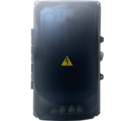 Пластиковый корпус с монтажной панелью KRZMI Solid ЩМПпл-4 прозрачная дверь 494x274x124 IP55 4651117991406