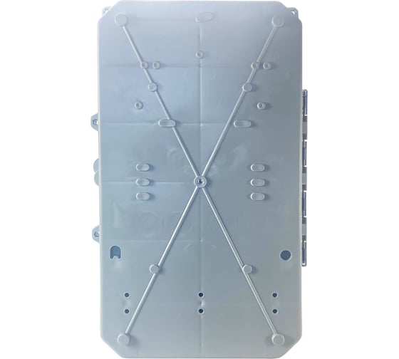 Пластиковый корпус с монтажной панелью KRZMI Solid ЩМПпл-4 прозрачная дверь 494x274x124 IP55 4651117991406