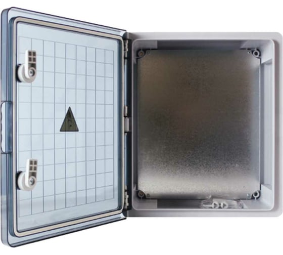 Пластиковый корпус с монтажной панелью KRZMI ЩМПпл прозрачная дверь 450x300x160 IP65 4651117991369