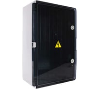 Пластиковый корпус с монтажной панелью KRZMI ЩМПпл прозрачная дверь 370x325x150 IP65 4651117990188