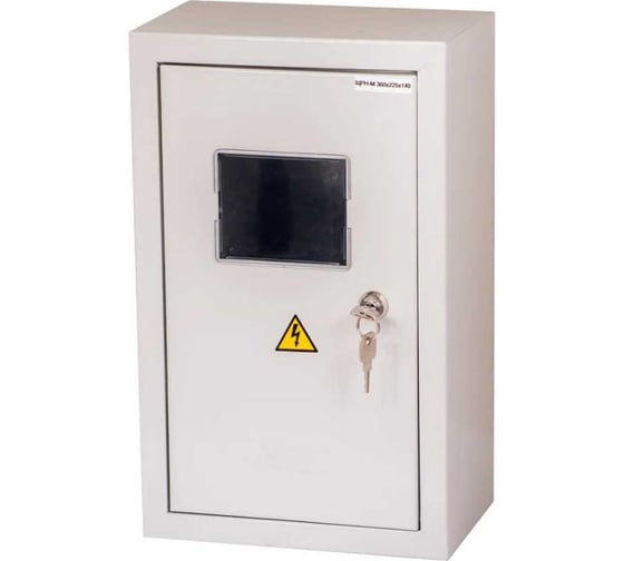 Корпус с монтажной панелью KRZMI ЩМП 360x225x140 окно IP54 4651117990577