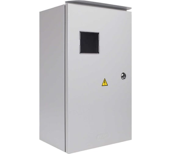 Корпус с монтажной панелью KRZMI ЩМП 360x225x140 окно козырек IP55 4651117990836