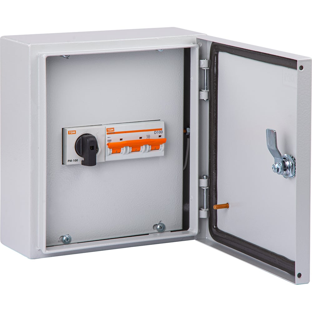 Ящик с рубильником TDM ЯРП-100А модульный IP54 РМ-100 + ВА 47-100 ...