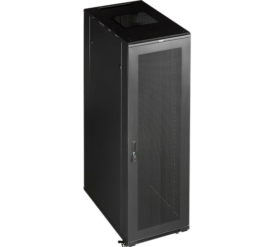 Шкаф TWT 19" Business, 18U 600x1000, черный, передняя дверь перфорированная, задняя дверь распашная перфорированная CBB-18U-6x10-P1 TWT-CBB-18U-6x10-P1