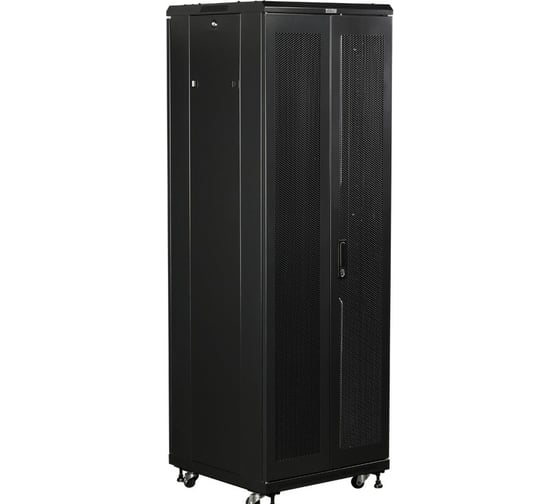 Шкаф TWT 19" Business, 18U 600x1000, черный, передняя дверь перфорированная, задняя дверь распашная перфорированная CBB-18U-6x10-P1 TWT-CBB-18U-6x10-P1