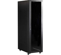 Шкаф TWT 19" Business, 22U 600x600, черный, передняя дверь стекло, задняя дверь распашная металл, CBB-22U-6x6-G1 TWT-CBB-22U-6x6-G1