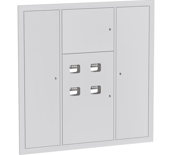 Этажное распределительное встроенное устройство EKF типа УЭРВ 4 кв. Basic 1300x1300x150 uerv-4-1300-1300