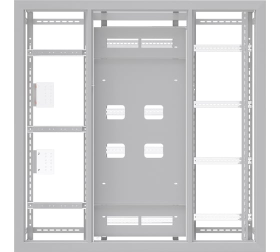 Этажное распределительное встроенное устройство EKF типа УЭРВ 4 кв. Basic 1300x1300x150 uerv-4-1300-1300