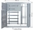 Корпус этажного щита TDM 5 квартир, модификация 3, Народный, 1010x950x160 SQ0905-1339 3