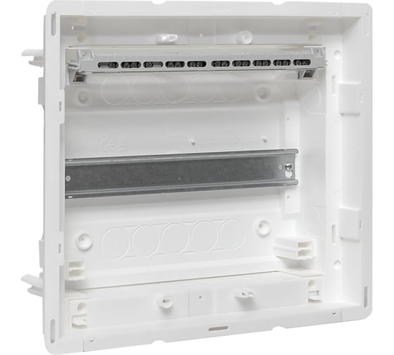 Основание силового щита EKF "Nova" (с DIN-рейками) 12 модулей IP40 PROxima nv-pbase-12