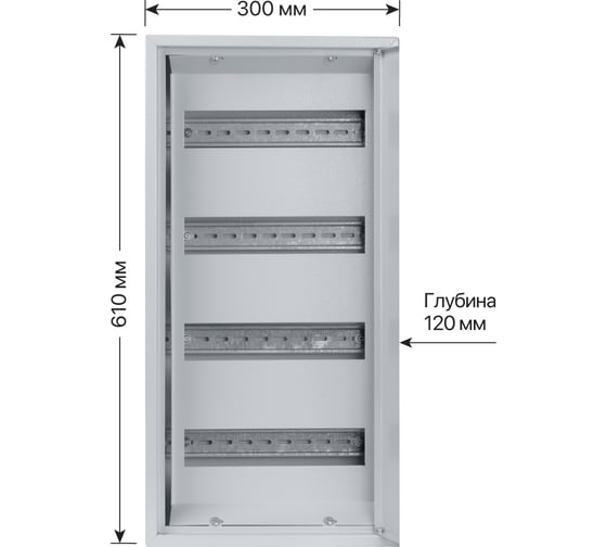 Щит TDM ЩРН-48 610х300х120, Народный SQ0905-0722