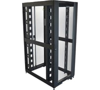 Шкаф LANMASTER DCS 48U 800x1200 мм, с перфорированными дверьми, без боковых панелей черный LAN-DC-CBP-48Ux8x12