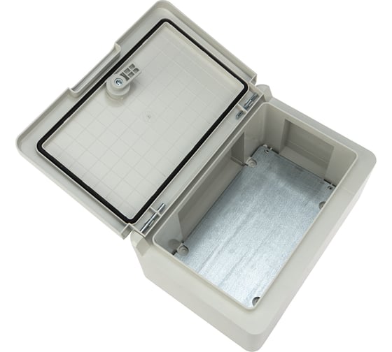 Щит с монтажной панелью REXANT пластиковый ЩМПп 300x200x130 мм ABS УХЛ1 IP65 11-0400