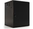 Настенный 19-дюймовый шкаф Hyperline RAL 9004 6U, 367x600x450мм, металлическая передняя дверь с замком, две боковые панели, цвет черный, разобранный 395302 1