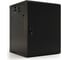 Настенный 19-дюймовый шкаф Hyperline RAL 9004 6U, 367x600x450мм, металлическая передняя дверь с замком, две боковые панели, цвет черный, разобранный 395302 2