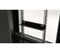 Настенный 19-дюймовый шкаф Hyperline RAL 9004 6U, 367x600x450мм, металлическая передняя дверь с замком, две боковые панели, цвет черный, разобранный 395302 3