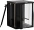 Настенный 19-дюймовый шкаф Hyperline RAL 9004 22U, 1086x600x450 мм, стеклянная дверь с перфорацией по бокам, ручка с замком, цвет черный, разобранный 395318 5