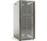 Напольный 19-дюймовый шкаф Hyperline 42U, 2055x600x800мм (ВxШxГ), передняя стеклянная дверь со стальными перфорированными боковинами, задняя дверь сплошная, ручка с замком, серый, разобранный 451959 1