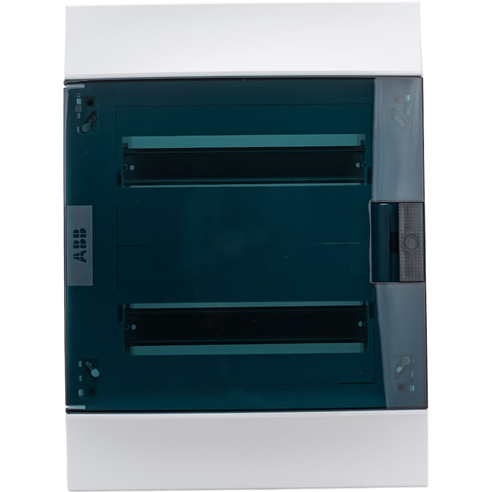 Бокс в нишу ABB mistral41 24 модуля, зеленая прозрачная дверь, c