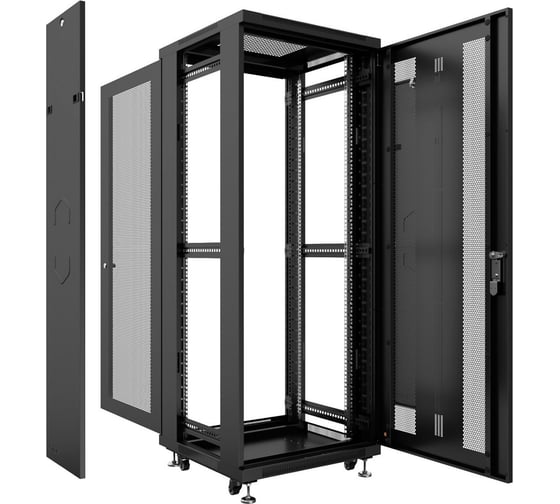Монтажный телекоммуникационный напольный шкаф Cabeus 19 для оборудования ND-05C-27U60/60